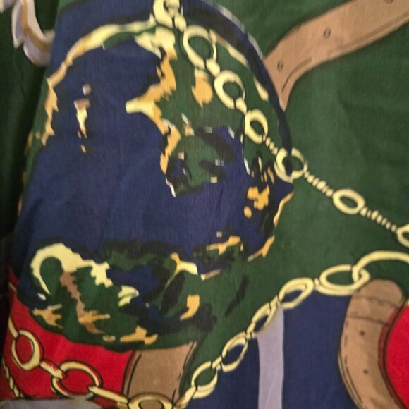 Fuda International Vintage 90s 100% Silk Unique Pattern Bomber Jacket Size L - Picture 6 of 8